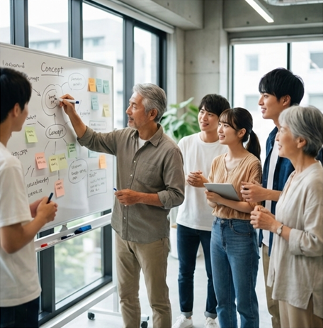 世代を超えたワークショップ